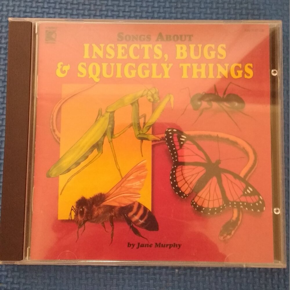 Kimbo Songs About Insects, Bugs and Squiggly by Jane Murphy 1993 CD Vintage
